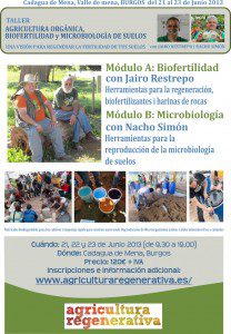 *Taller Agricultura Orgánica y Microbiología de suelos* con Jairo Restrepo y Nacho Simón @ Valle de Mena | Castilla y León | España