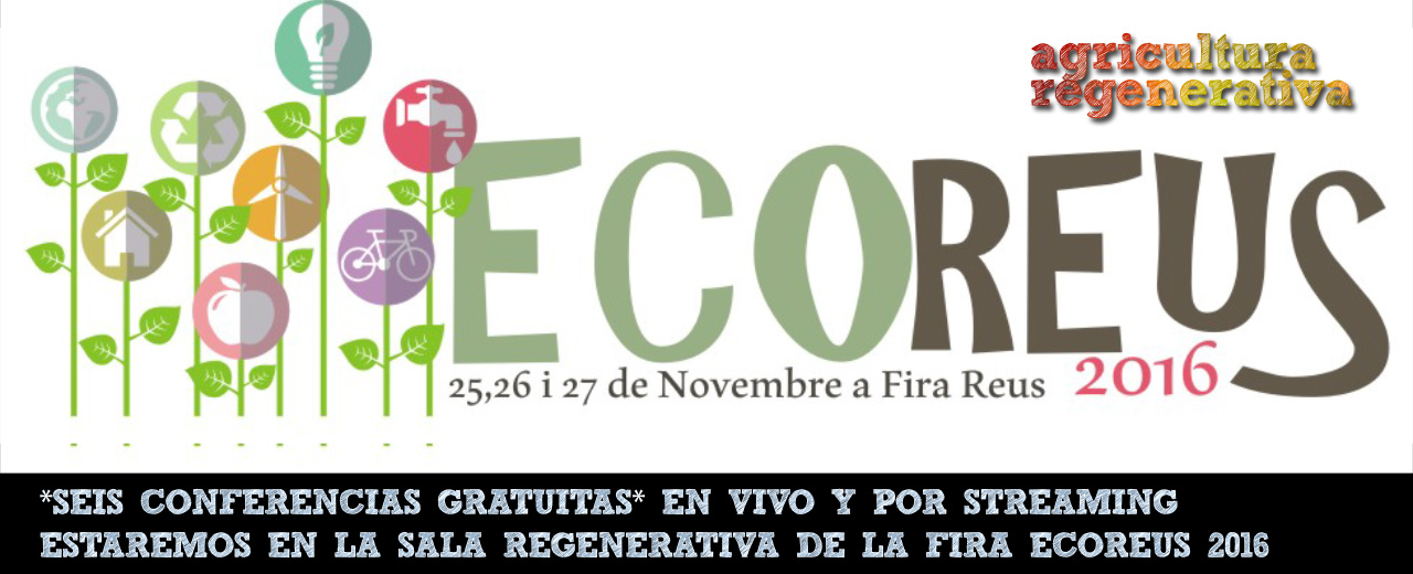 ARI ofrece *6 conferencias gratuitas en la Fira de EcoReus* ¡en vivo y online! 25-27 Nov