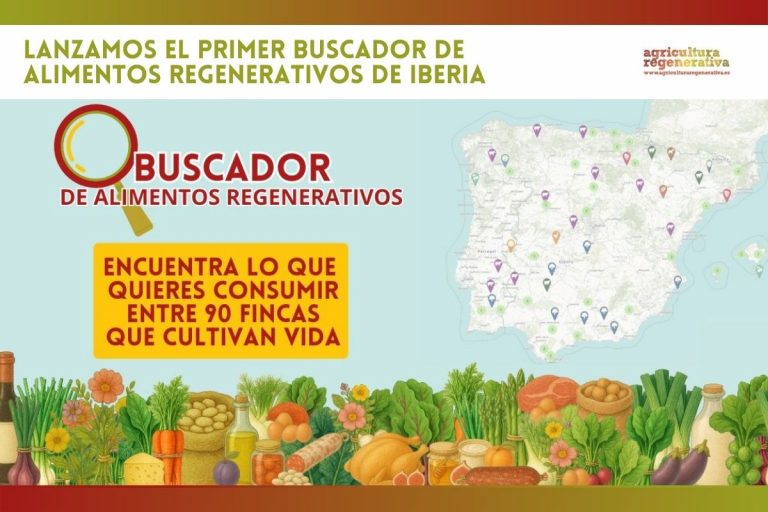 Lanzamos el primer buscador de alimentos regenerativos de Iberia