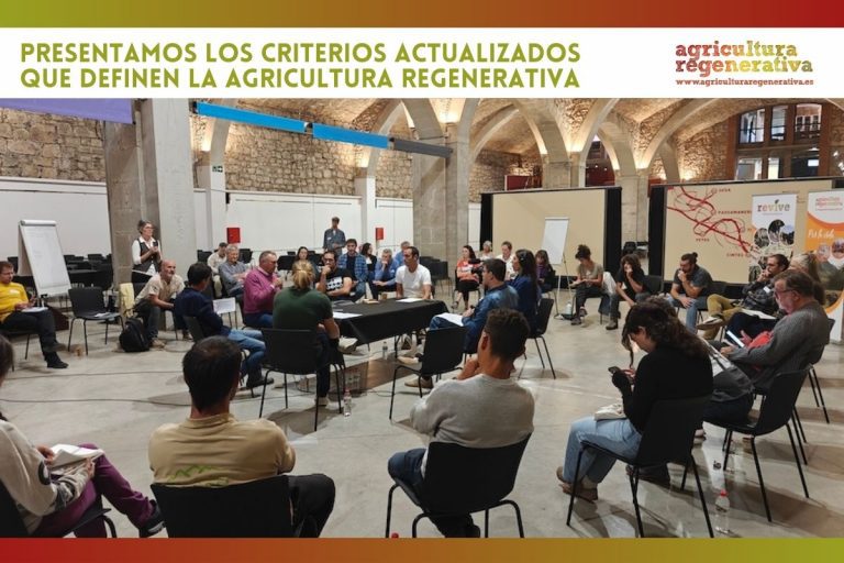 Presentamos los criterios actualizados que definen la Agricultura Regenerativa